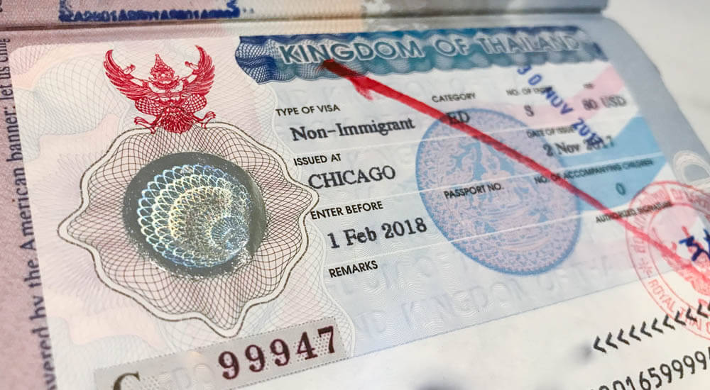 ¿Cuánto cuesta una visa tailandesa de no inmigrante?